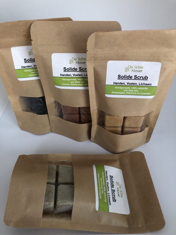 Solide Scrub blokjes met Groene klei - Afbeelding 2