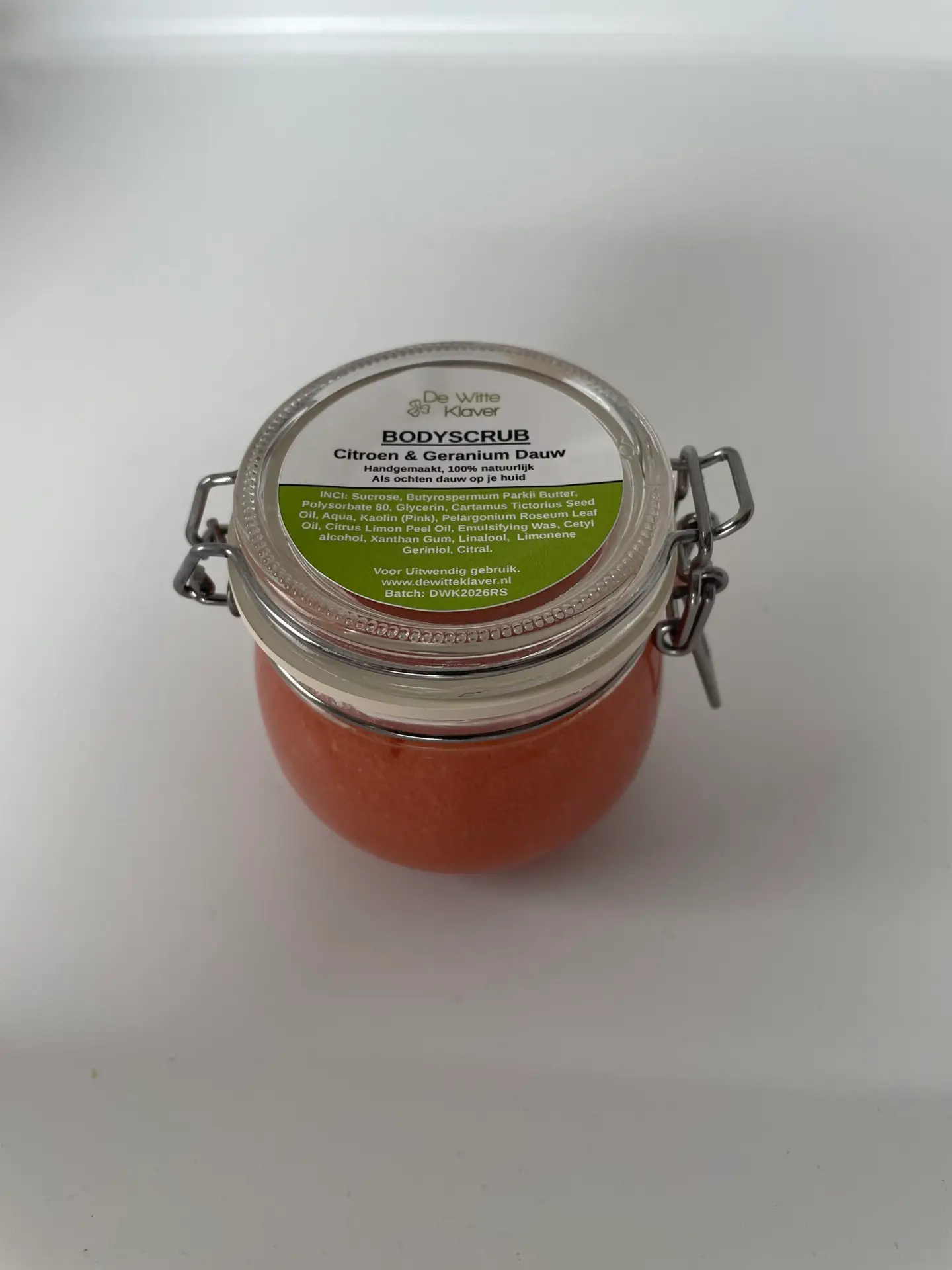 Bodyscrub Citroen & Geranium Dauw - Afbeelding 2