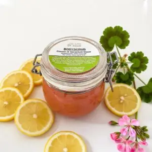Bodyscrub                       Citroen & Geranium Dauw