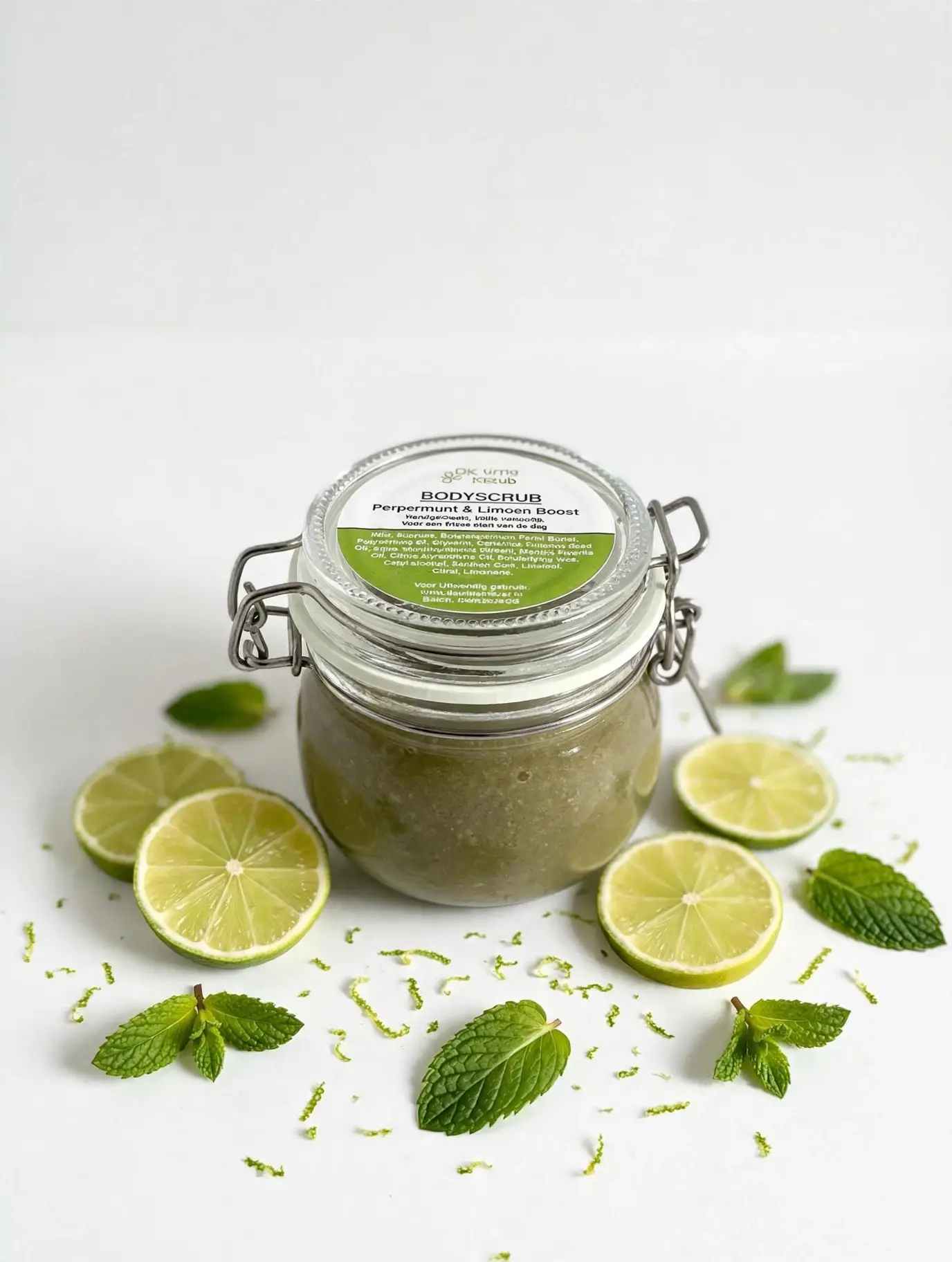 Bodyscrub Pepermunt & Limoen Boost